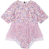 Mikk-Line Swimsuit w/ Skirt (Printed) UV50+ Swimwear Lilas